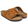 BIRKENSTOCK Zurich SOFT FOOTBED MINK SUEDE REGULAR 1009534画像