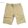 BARRY BRICKEN TOM PLEATED SHORTS khaki画像