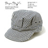 BURGUS PLUS Work Cap Hickory Stripe BP17802画像
