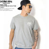 DOUBLE STEAL SIDE RIB CREW NECK S/S TEE -GRAY- 982-12015画像
