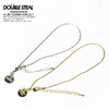 DOUBLE STEAL SLIM CHAIN ANKLET 482-90202画像
