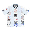 adidas GONZALES JERSEY BLACK / WHITE / CLBLUE / MULTI CV9554画像