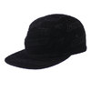 Supreme Debossed Corduroy Camp Cap BLACK画像