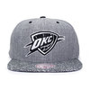 Mitchell & Ness OKC THUNDER スナップバックキャップ H.GREY CNFMNOTC023画像
