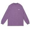 Palace Skateboards Basically A Pocket Longsleeve PURPLE MARL画像