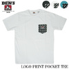 BEN DAVIS LOGO PRINT POCKET TEE C-8580050画像