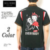SKULL WORKS &times; BETTY BOOP ボーリングシャツ "ロカビリーベティー" BTY-33画像