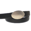 Maison Martin Margiela Black Oval Buckle Belt画像