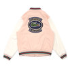Supreme × LACOSTE Wool Varsity Jacket PEACH画像