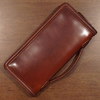 THE FLAT HEAD FH-WB004-18 SEWN CORDOVAN LONG WALLET画像