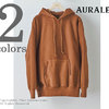 AURALEE SUPER MILLED SWEAT P/O PARKA A8AP02SM画像