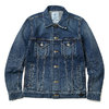 CRIMIE BORN FREE STRETCH SELVEDGE DENIM GARAGE USED JACKET C1H5-BFJK-02画像