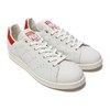 adidas Originals Stan Smith Chalk White/Chalk White/Scarlet B37898画像