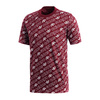 adidas MONOGRAM TEE Collageate Burgundy DH2747画像