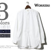 Workers Band Collar Shirt, Chambray画像