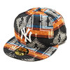NEW ERA 59FIFTY ネイティブパターン ニューヨーク・ヤンキース ブラック × ホワイト 11557549画像