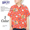 SUN SURF SPECIAL EDITION S/S RAYON HAWAIIAN SHIRT MALIHINI "PRIDE OF HAWAIIAN COMMANDO" SS37859画像