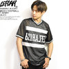 LEFLAH MESH FOOTBALL T-SHIRT -BLACK-画像