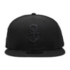 NEW ERA SEATTLE MARINERS BASIC SNAPBACK BLACKOUT NRNE11591007画像