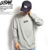 LEFLAH BOX LOGO EMB L/S TEE -GRAY-画像