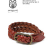 MILESTONE & CO LEATHER MESH BELT MS-14002画像