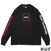 HUF DOMESTIC MULTI L/S TEE BLACK画像