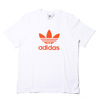 adidas Originals TREFOIL TEE White/Claft Orange DH5772画像