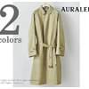 AURALEE LIGHT WOOL MOHAIR SOUTIEN COLLAR COAT A8AC01LW画像