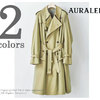 AURALEE FINX CHAMBRAY BIG TRENCH COAT A8AC01CG画像