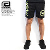 reversal NEON COLOR 2 ACTIVE SHORTS -BLACK/YELLOW- RV18SS038画像