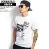 DOUBLE STEAL BLACK HALF&HALF TEE -WHITE- 983-14210画像