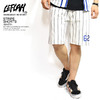 LEFLAH STRIPE SHORTS -WHITE-画像