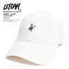 LEFLAH GANG LOGO LOW CAP -WHITE-画像