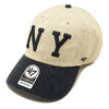 '47 Brand MLB Yankees Cooperstown '47 CLEAN UP NATURAL RGWTT17GWS画像