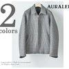 AURALEE DOUBLE FACE CHECK ZIP BLOUSON A8AB02BN画像