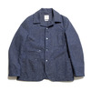 Soundman × HINOYA Special Order Coverall Jacket "Birmingham" Indigo Jazz Nep HBT O374-654M画像