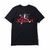 NIKE M JSW TEE AIR JORDAN STENCIL BLACK/UNIVERSITY RED AA1881-010画像