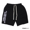 DREAM TEAM A.D.E CUT OFF SWEAT SHORTS BLACK画像