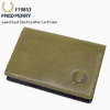 FRED PERRY Laurel Leaf Dyed Leather Card Case JAPAN LIMITED F19853画像