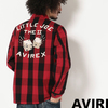 AVIREX L/S EMBROIDERY CHECK SHIRT LITTLE JOE 6185141画像