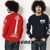 AVIREX L/S SLEEVE LOGO & N.Y.C. T-SHIRT 6183502画像