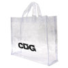 CDG TRANSPARENT PVC TOTE BAG CLEAR画像