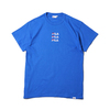 FILA × atmos Triple LOGO embroidery T-Shirt BLUE FM9523-12画像