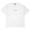 700 FILL Embroidered Payment Outline Logo Tee SILVER GRAY画像