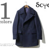 SCYE BASICS SUPER 120'S メルトン ピーコート 5118-73540画像