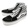 VANS CHECKERBOARD SK8-HI PLATFORM 2.0 TRUE WHITE VN0A3TKNQXH画像
