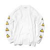 ATMOS LAB DANGER LOGO LS TEE  WHITE AL18F-PL01画像