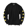 ATMOS LAB DANGER LOGO LS TEE  BLACK AL18F-PL01画像