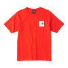 THE NORTH FACE S/S BOX LOGO TEE FIERY NT81838-FR画像