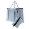 State of Escape &times; BARNEYS NEWYORK Flying Solo Tote Bag LIGHT BLUE画像